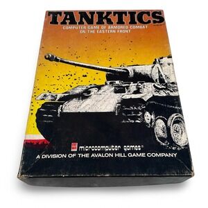 Avalon Hill Tanktics 1981 Computer Game Armored Combat Apple II Atari TRS-80 PET
